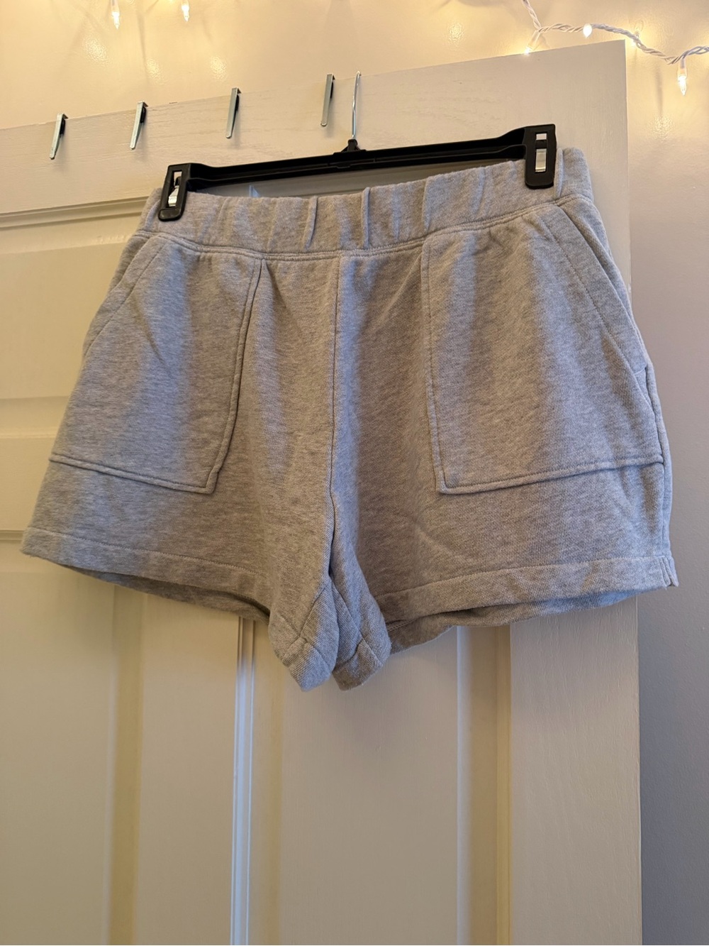aerie Light Gray Cozy Sweat Shorts